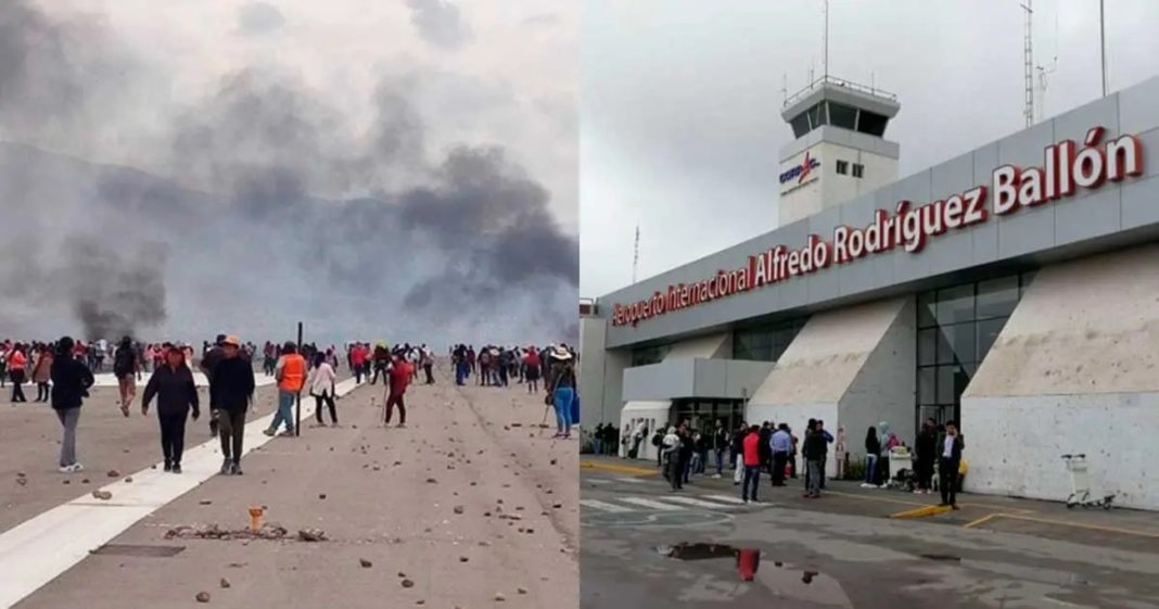 Arequipa Cierra Aeropuerto Ante Peligro De Violentas Protestas