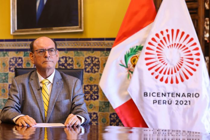 El Canciller César Landa se reunió con el secretario general del CAN, generar resultados concretos y de importancia para los ciudadanos de los países miembros. ( Foto: andina.pe)