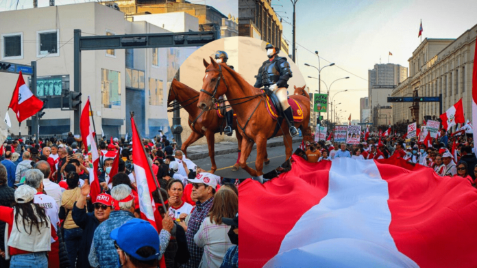 ‘Reacciona Perú’: Defensoría pide a la Policía evitar la utilización de caballos en movilizaciones y protestas