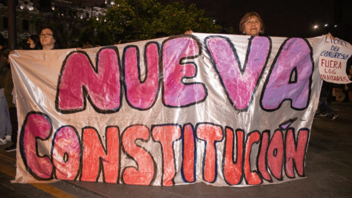 Uno de los pedidos de las manifestaciones en contra de Dina Boluarte es la Asamblea Constituyente. Foto: Roberto Mamani