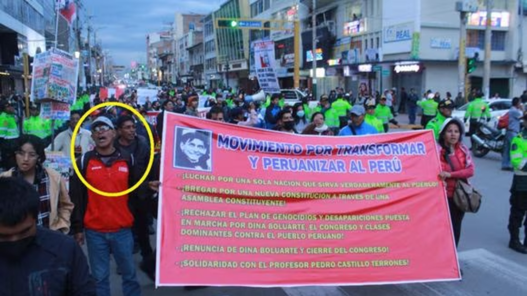 ‘Melquiades’ es uno de los que están encabezando las movilizaciones contra el gobierno en Junín. Imagen: Perú21