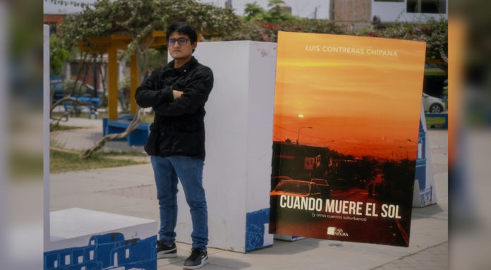 Contreras Chipana por la editorial Caja Negra. Fotografía por La República.