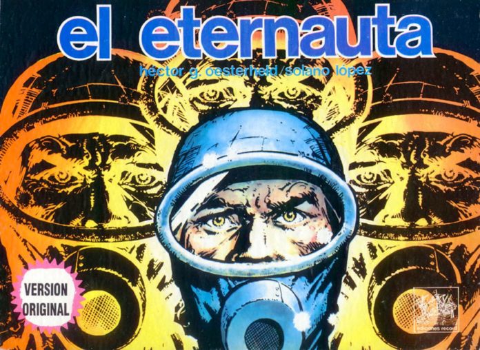 Historieta argentina "El Etenauta", escrita por Héctor Germán Oesterheld y dibujado por Francisco Solano López.