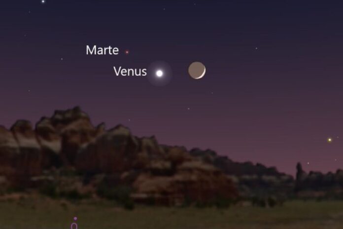 Cu Ndo Y D Nde Ver La Conjunci N De La Luna Con Venus Y Marte De Junio