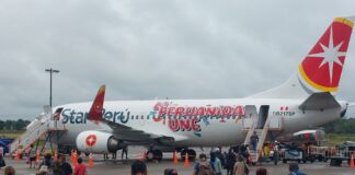 Loreto: Iquitos festejó el inicio de los vuelos interregionales hacia Tarapoto y Chiclayo Loreto celebra la inauguración de vuelos interregionales que permitirá la conexión con otras ciudades del país.