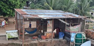 FAMILIAS SIN COMUNICACIÓN EN LA COMUNIDAD SARAYACU EN LORETO, DEBIDO A PRECIPITACIONES