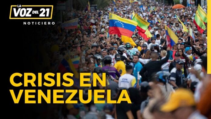 La líder opositora describió en detalle el fraude electoral del chavismo que pretende otorgarle al dictador una victoria sobre el candidato de la oposición, Edmundo González Urrutia.