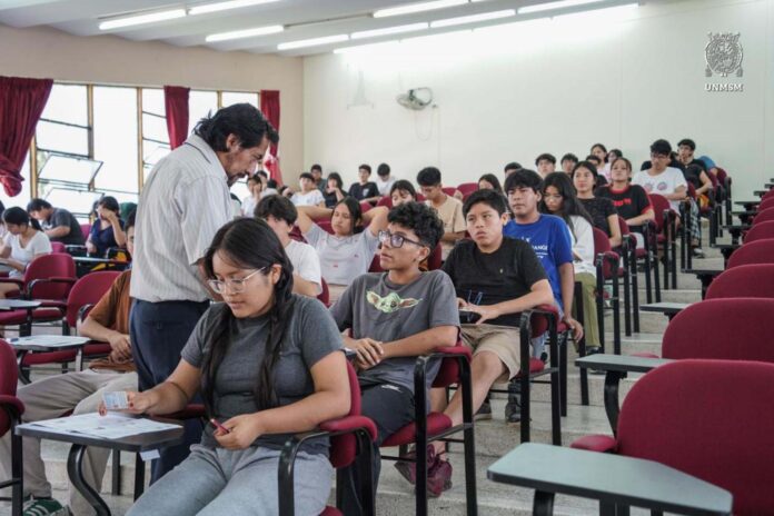 Examen de admisión. Fuente: ANDINA