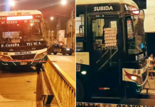 SMP: Balean bus de la empresa Translicsa conductor recibió al menos tres disparos